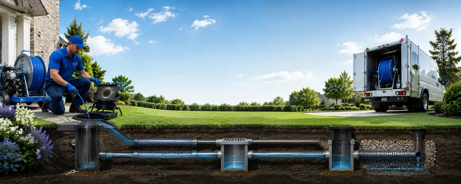 Outdoor drain cleaning information for Arrey, NM